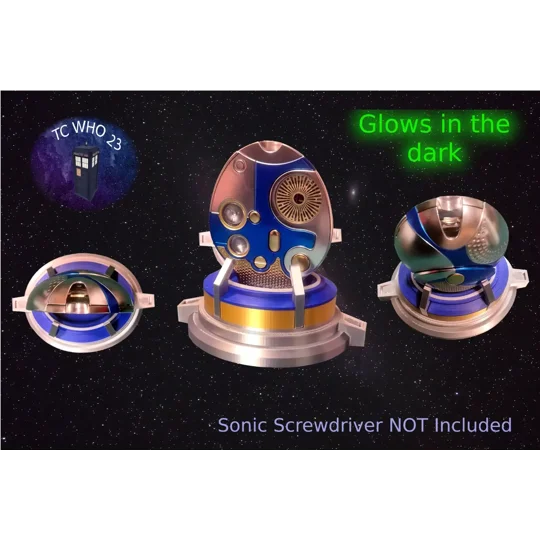 15th Tri Colour Sonic Screwdriver stand
