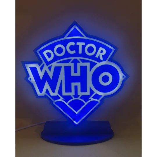 Doctor Who Logo Light