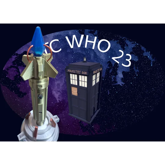 8th Dark Eyes sonic screwdriver & Dock Stand