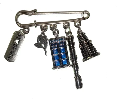 Doctor Who Tribute Kilt Pin