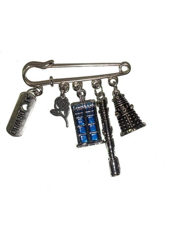 Doctor Who Tribute Kilt Pin