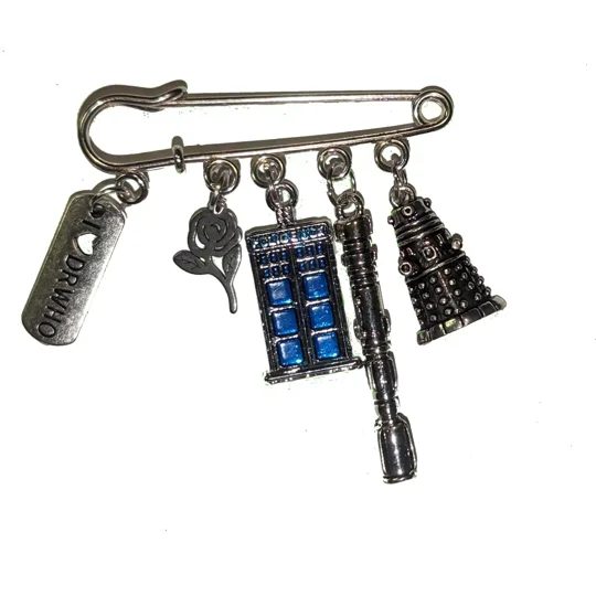 Doctor Who Tribute Kilt Pin