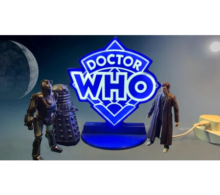 Doctor Who Logo Light
