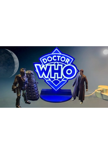 Doctor Who Logo Light