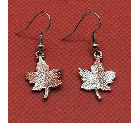Rose Gold Leaf Earrinngs