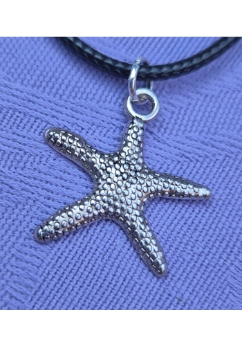 Starfish necklace on a ..