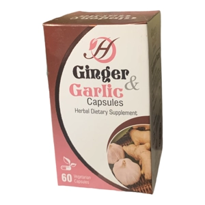 Herbogenics Ginger & Garlic Capsules 30Ct