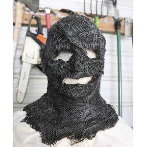 Serial killer creepy latex mask Black/white