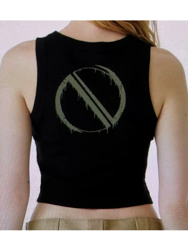 "Only Monsters" women’s crop top