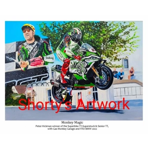 Peter Hickman. Gas Monkey BMW