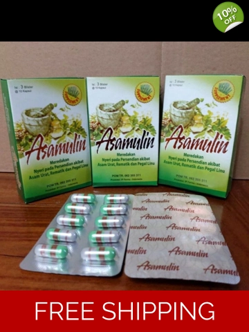20 BOX Asamulin Herbal For uric acid, Rheumatism, Rheumatic pain