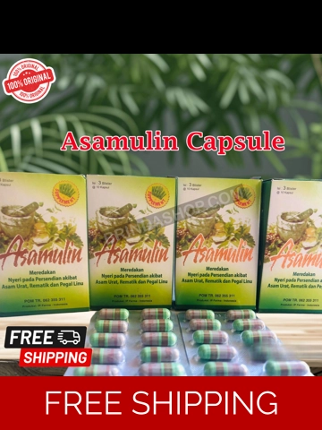 100 BOX ASAMULIN FOR uric acid, rheumatism, rheumatic pain ORIGINAL