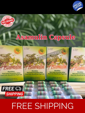 100 BOX ASAMULIN FOR uric acid, rheumatism, rheumatic pain ORIGINAL