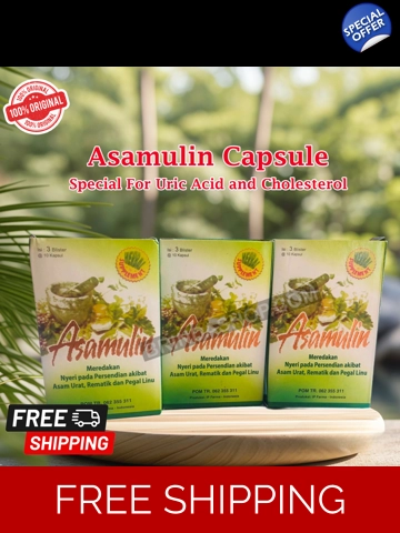 50 BOX ASAMULIN FOR uric acid, rheumatism, rheumatic pain ORIGINAL