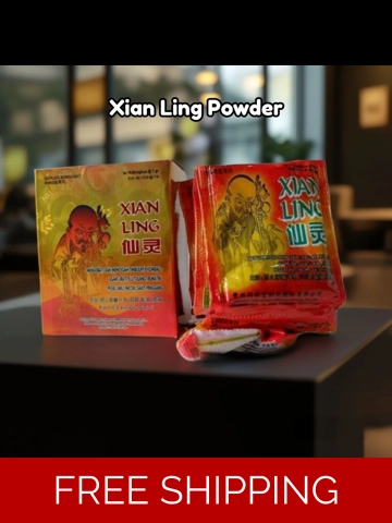 Xian Ling Powder Herb for Reduce Joint Pain Bone Uric Acid Rheumatism