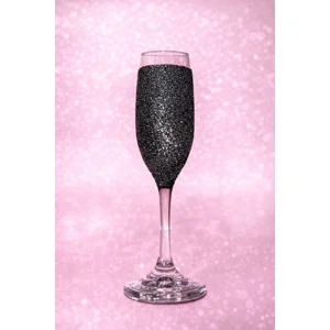 Midnight Glam Champagne Flute