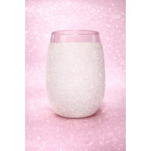 Diamond Dust Stemless Wine Glass