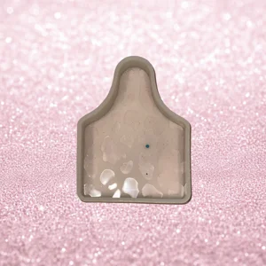 Cow Print Cow Tag