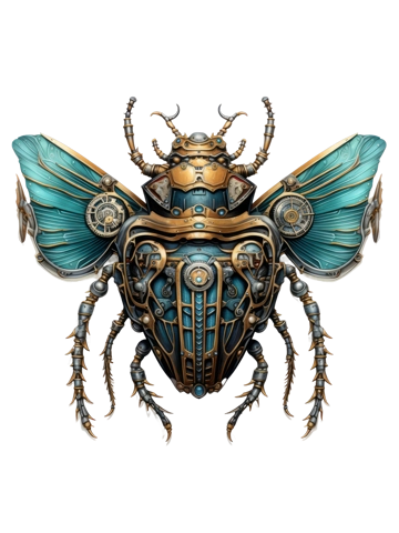 Steampunk Beetles