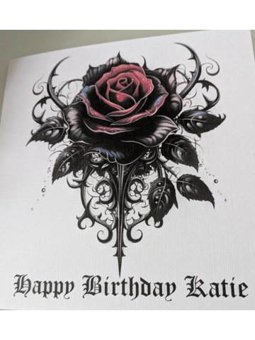Gothic Black Rose
