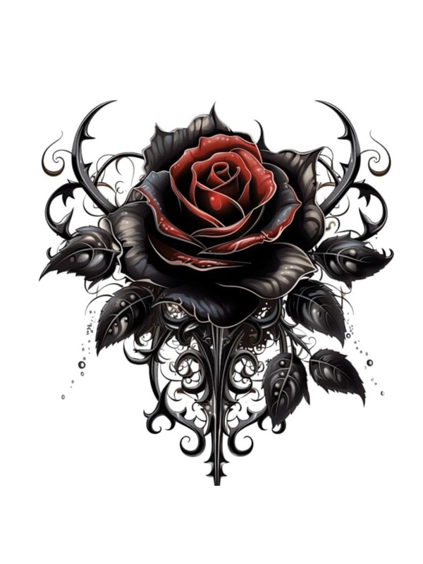 Gothic Black Rose