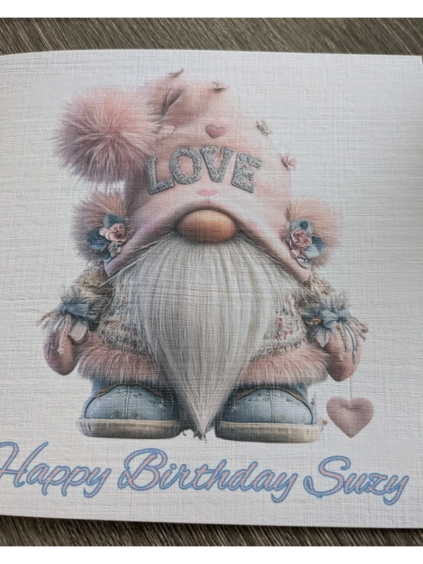 Pink Gonks & Flowers