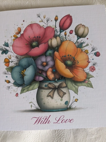 Colourful Flowers in a Vase