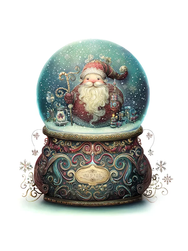 Santa Snowglobe