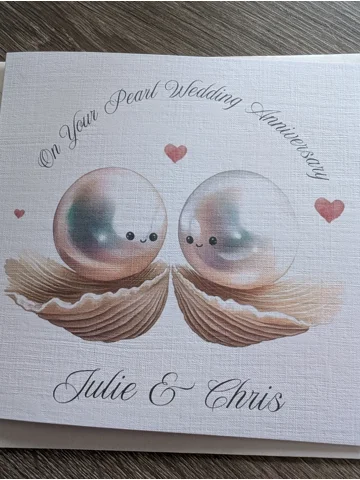 Pearl (30th) wedding anniversary