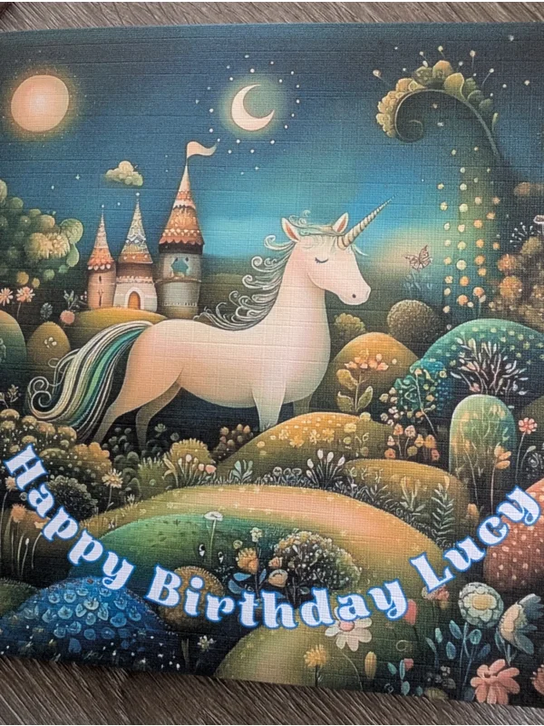 Enchanted Unicorn & Castle