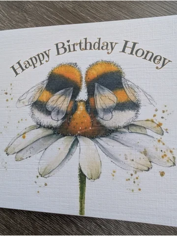 2 Bumble Bees on a Daisy