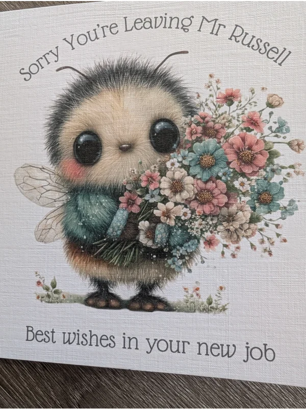 Pretty Bee & Bouquet
