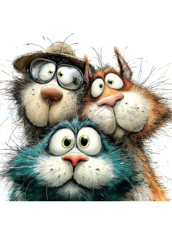 3 Crazy Cats