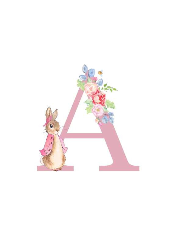 Pink Jemima Puddleduck Initial