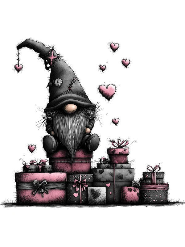Black Gnome / Gonk With Presents