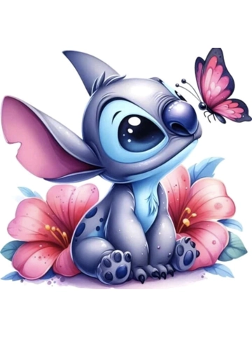 Stitch and Butterfly