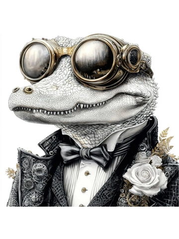 Steampunk Croc