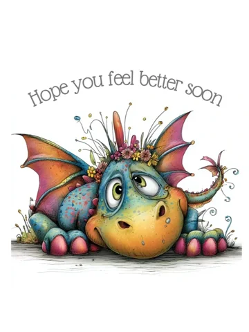 Fed Up Dragon - Get Well