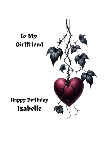 Gothic Hearts and Vines