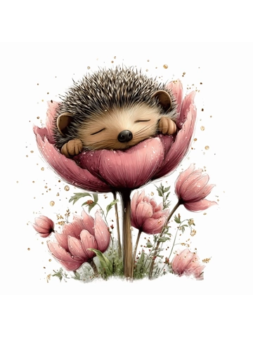 Sleeping Baby Hedgehog