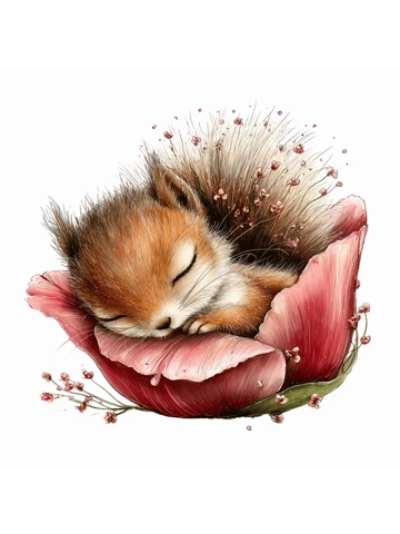 Sleeping Squirrel