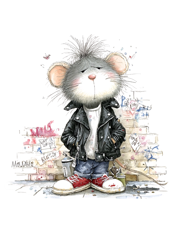 Rat in Leather