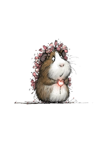 Guinea Pig - Hearts