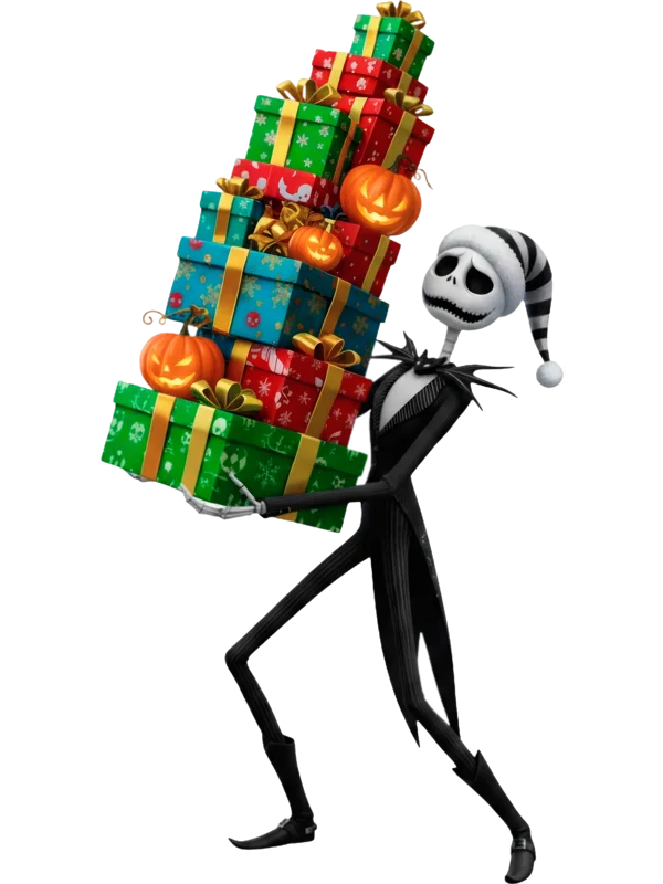 Jack Skellington with Christmas Gifts