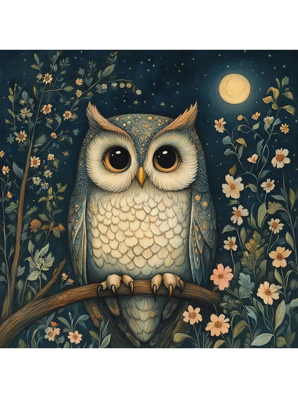 Owls at night