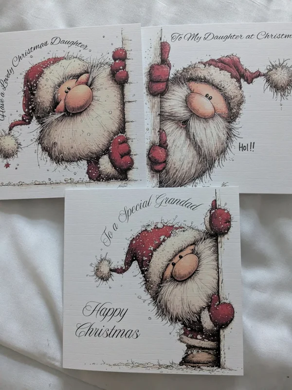 Peeping Santa