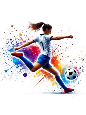 Girl / Lady Footballer