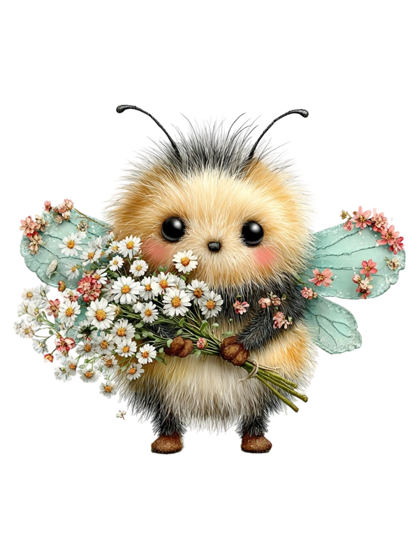 Pretty Bee & Daisies