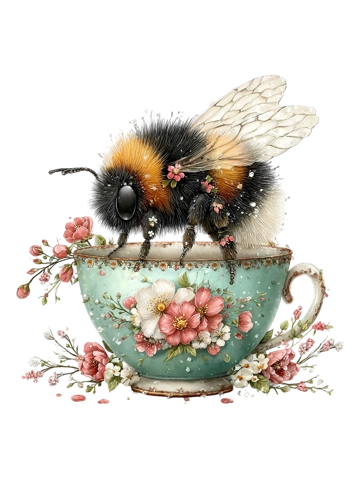 Bee on a Teacup