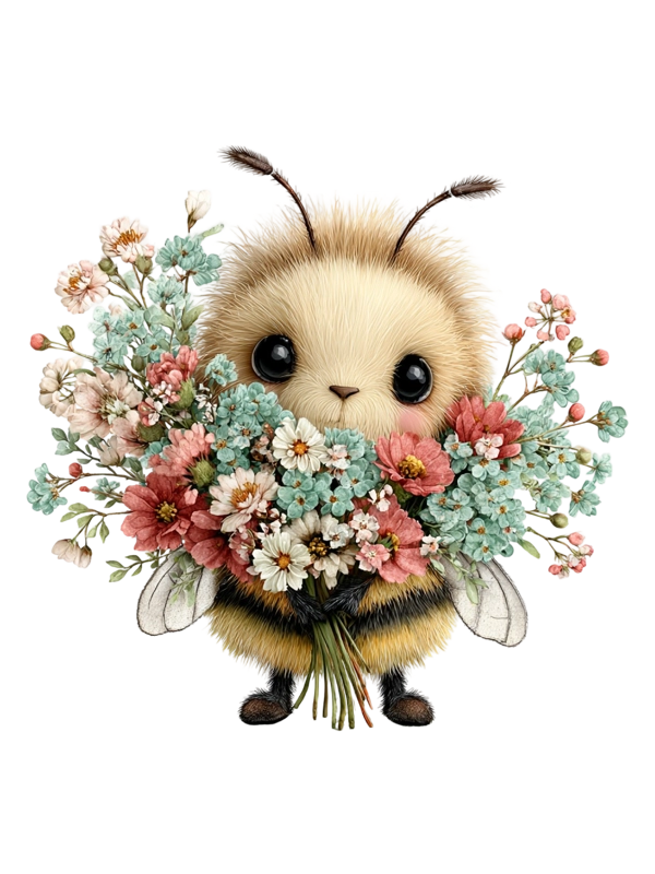 Pretty Bee & Bouquet